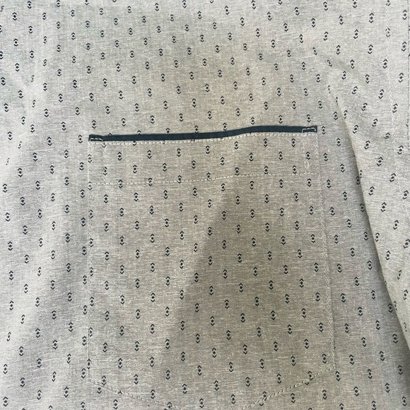 Gray Casual Button Down Shirt with Crisp Finish - Picture 8 of 16